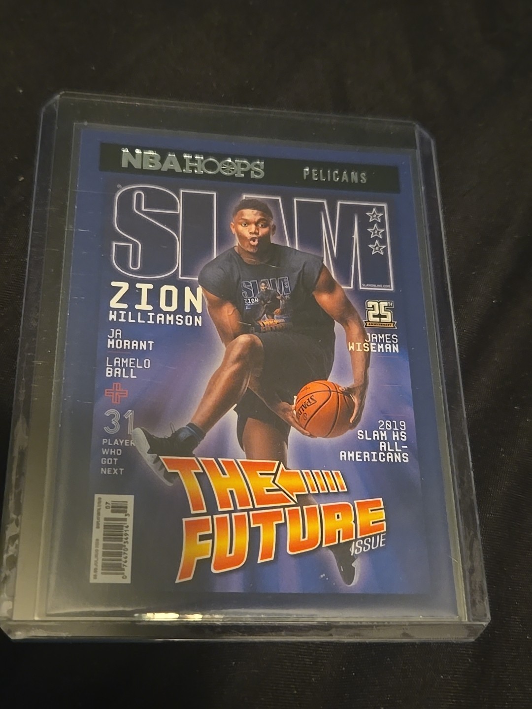 Panini 2020-21 NBA Hoops Zion Williamson #17 Slam Insert 2019 HS All-Americans