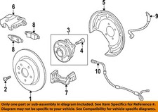 GM OEM 17-26 Envision Rear Suspension Brake Components-Rotor 13544245