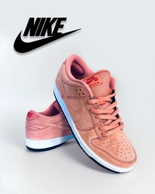 NEW! NIKE SB Dunk Low Pro Men's Size 8.5 Atomic  Pink Pig  Sneakers   CV1655-600