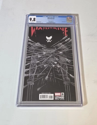 Wolverine #8 CGC 9.8 Graded Daniel Warren Johnson Variant Legacy #400 1st Print