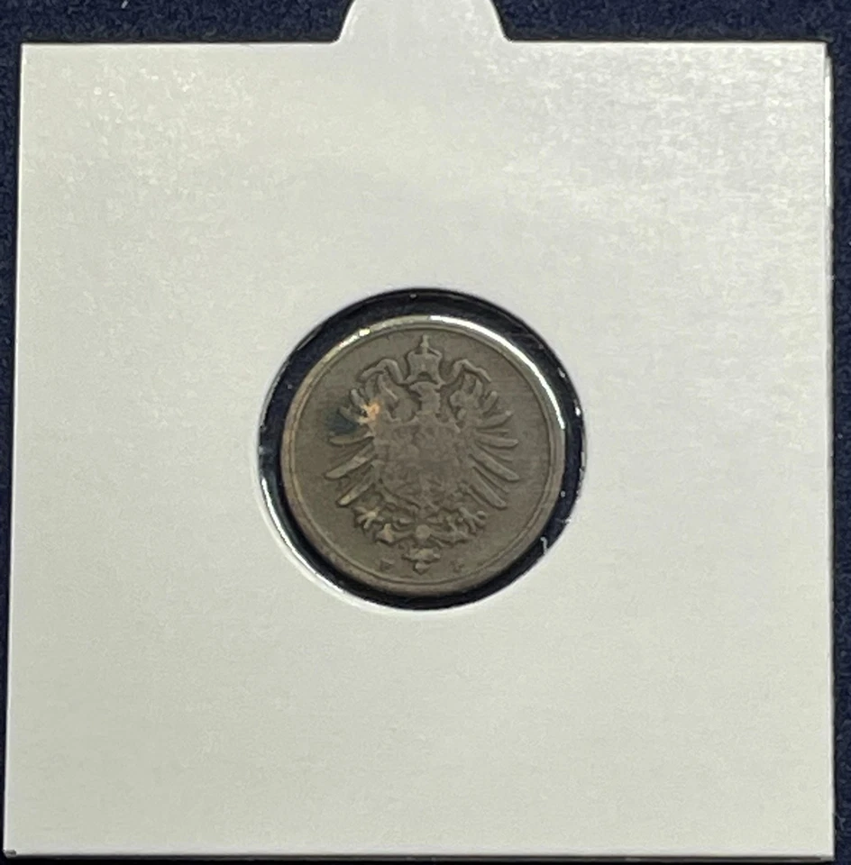 Germany 1 pfennig 1876 Wilhelm I KM#1 F Stuttgart Copper aF B2200 - Image 3 of 4