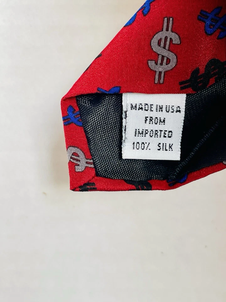 Corbata Vicky Davis Makin’ Money 100 % seda nueva con etiquetas hecha en EE. UU. Foto 4 de 4