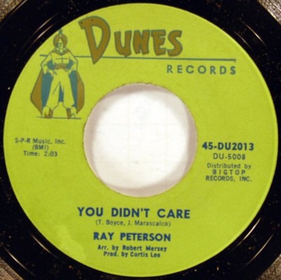 Ray Peterson - You Didn't Care / You Know Me Much Too Well, 7'', (Vinyl)