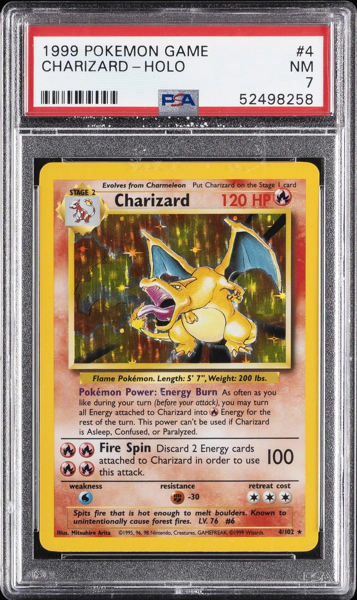 1999 Charizard リザードン ARS7 アンリミ　かえん Pokémon TCG Base Set Charizard Grade 7 Individual Collectible Card