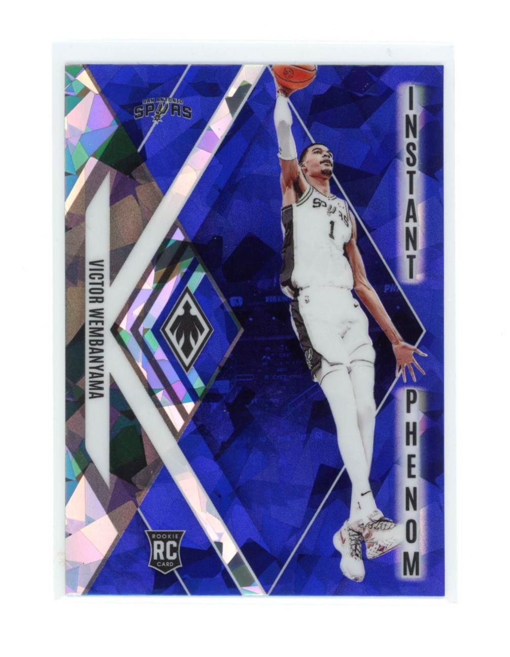 2023-24 Phoenix Victor Wembanyama #13 Blue Ice Prizm Rookie RC Instant Phenom