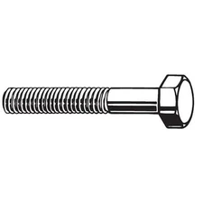 ZORO SELECT L01230.060.0040 Class 8.8, M6-1.00 Hex Head Cap Screw, Yellow Zinc