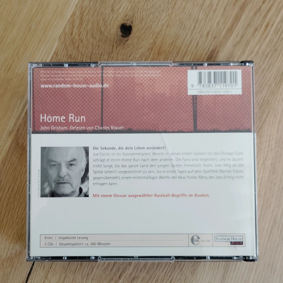 John Grisham Home Run Höhrbuch 5 Cd's - Bild 3 von 4