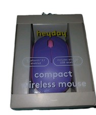 Heyday Compact Wireless Mouse New Bluetooth enabled - Purple