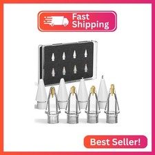 8 Pack for Apple Pencil 2nd Generation Tips,Upgraded Replacement Pencil Nibs for