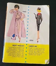 Vintage Barbie Booklet Catalog Fashion Mattel Midge Ken Allan Skipper