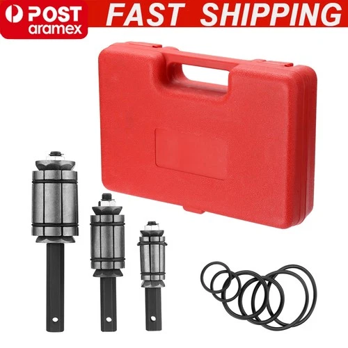 3 PCS Car Tail Pipe Expander Set Muffler Exhaust Pipe Dent Remover Tool Kit AU