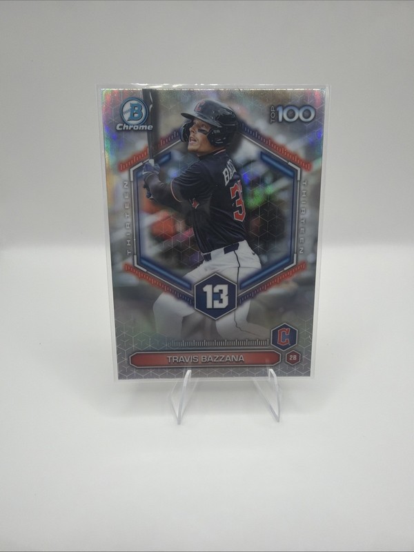 Travis Bazzana - 2026 Bowman Baseball Bowman Scouts Top 100 #13 BTP-13