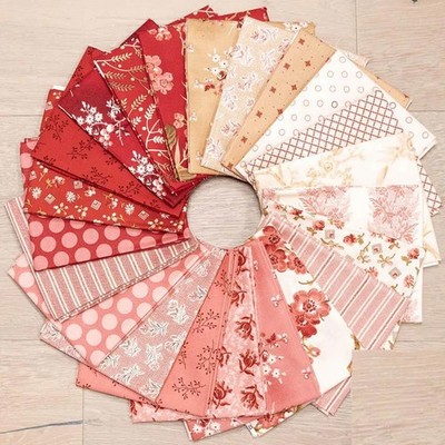 Little Sweetheart 22 Fat Quarter Bundle by Laundry Basket Quilts for Andover