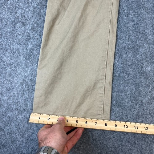 Vintage Armani Mens Jeans 28 32 Bootcut Regular Fit High Waist Rise Beige Tan GA - Picture 3 of 11