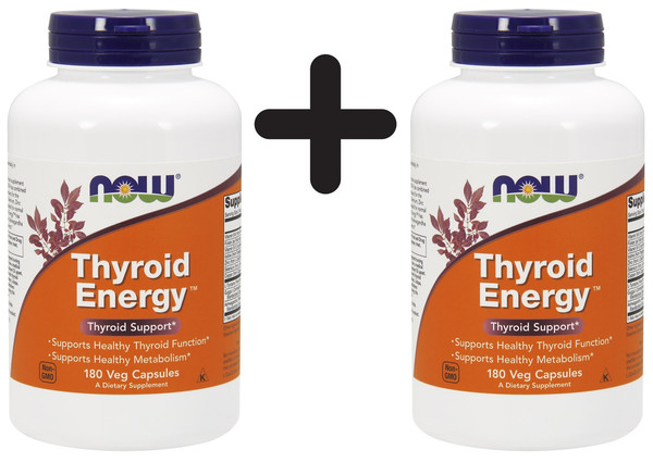 2 X Now Foods Thyroid Energy - 180 Vcaps (138,86 Eur/Kg)-image