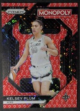 2024 WNBA Monopoly Question Mark Prizm /25 Kelsey Plum #WNBA2 LV Aces/LA Sparks