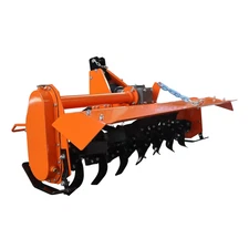 3Pt Rotary Tiller 53" Cat 1 Tractor, 540RPM PTO, Replaceable Tines, 5" Depth