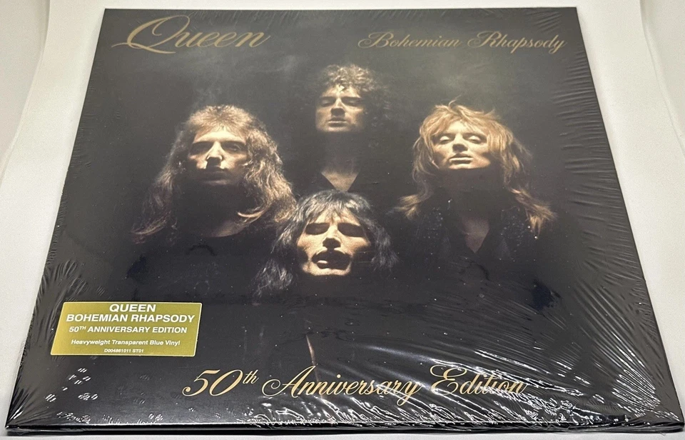 QUEEN 👑 Bohemian Rhapsody 12" Blue Vinyl 2025 50th Anniversary SEALED 🆕 - Image 4 of 4