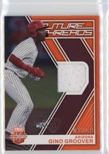 2023 Panini Elite Extra Edition Future Threads Orange 48/199 Gino Groover bn5