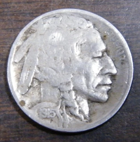 1915-D Buffalo Nickel grades Fine