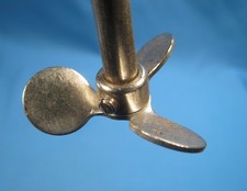 STAINLESS STEEL STIRRER SHAFT 3 BLADE PROPELLER 300 X 8 MMFREE SHIPPING     6