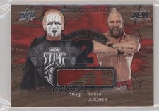 2021 Upper Deck AEW Spectrum Table for 2 Relics Sting Lance Hoyt Archer 0mz1