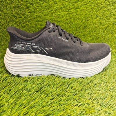 Skechers Max Cushioning Endeavour Womens Size 7.5 Black Running Shoes Sneakers