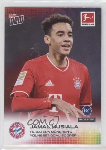 2020 Topps Now Bundesliga Online Exclusive English /5104 Jamal Musiala Rookie RC