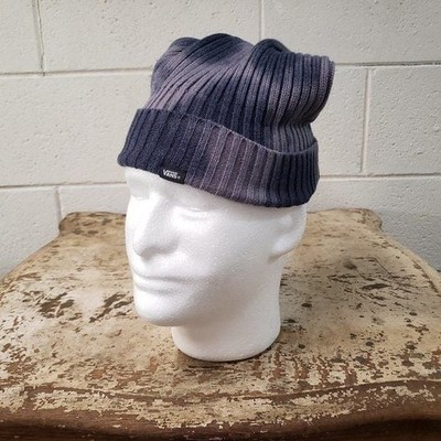 Vans Parkview Cuff Beanie Cap Deep Gray Blue / Purple