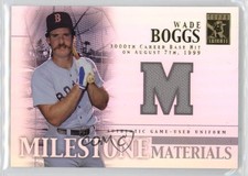2002 Topps Tribute Milestone Materials Wade Boggs #MIM-WB HOF q3x