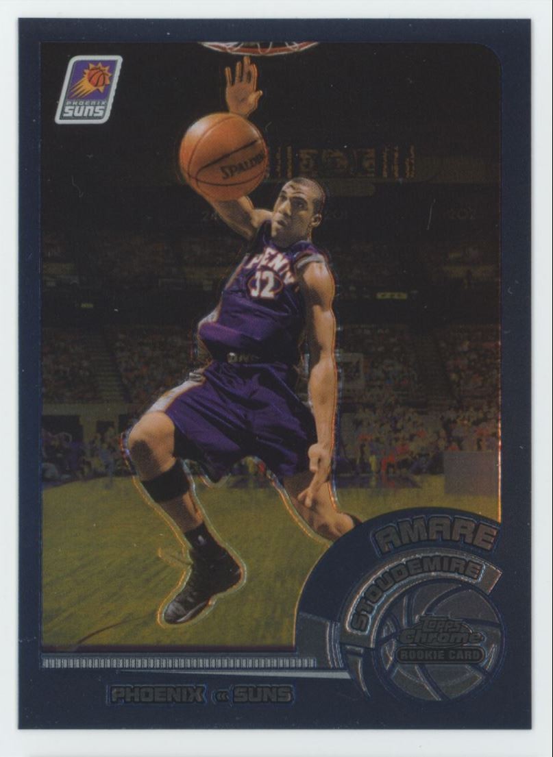 2002-03 Topps Chrome Amare Stoudemire Rookie Phoenix Suns #126 C89