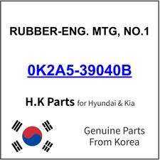 Genuine 0K2A5-39040B RUBBER-ENG. MTG, NO.1 for Hyundai / Kia
