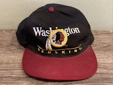 Vintage Washington Redskins Eastport NFL SnapBack Ball Cap 90’s 