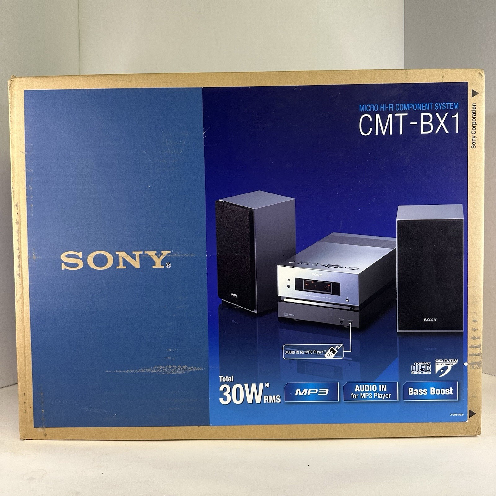 Sony CMT-BX1 Micro Hi-Fi Component System CD Player, AM/FM, 