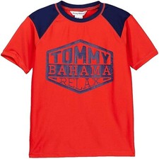 Tommy Bahama Boys Relax Rashguard in Red Size Large