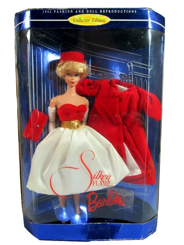 VINTAGE MATTEL 1997 BARBIE "SILKEN FLAME" REPRODUCTION DOLL #18449 - NRFB
