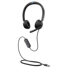 Microsoft Modern USB Headset Headphones Wired with Microphone A Windows Mac PC
