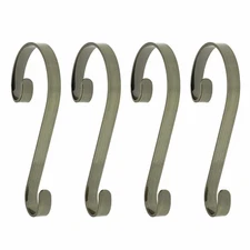 Stocking Scrolls Stocking Hanger - 4 Pack (Antique Brass) - Christmas Stockin...