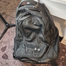 Zaino Under Armour Hustle Nero UA Storm Impermeabile Unisex Manica per Laptop