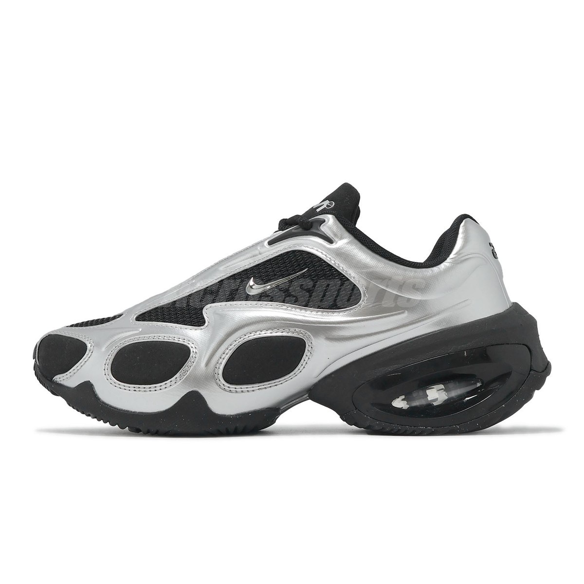 Size 14.5 - Nike Air Max Muse Black Metallic Silver W for sale