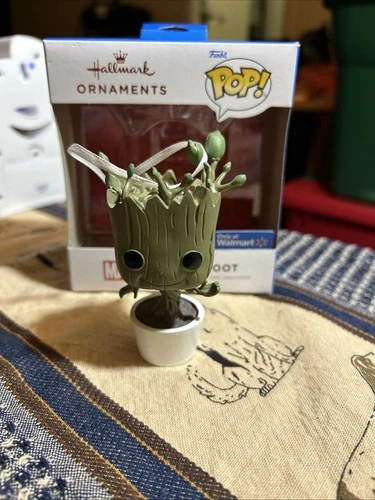 Hallmark Marvel Guardians of The Galaxy Groot Funko POP! Christmas Ornament