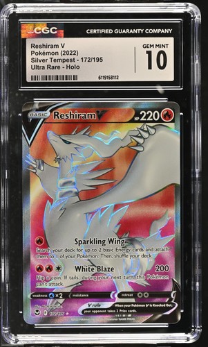 Reshiram V graded CGC 10 for sale on eBay