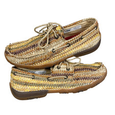 Twisted X Women's size 8M Loafers Slip On Driving Moccasins Moc Toe WDM0084