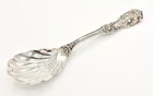 REED & BARTON FRANCIS 1ST STERLING SILVER SUGAR SHELL 6 1/4" NO MONOGRAM