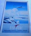 VINTAGE 1960s AVIATION POSTCARD AUSTRALIAN QANTAS AIRLINE LOT E
