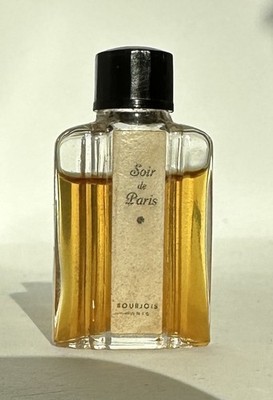 Miniatur ''Soir de Paris'' von Bourjois Bakelitkappe und Gummisauger
