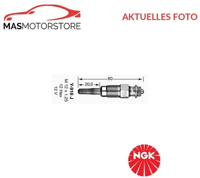 GLÜHKERZE GLÜHKERZEN NGK 6285 A NEU OE QUALITÄT
