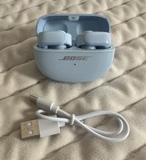 Bose Ultra Open Earbuds Baby Blue True Wireless Bluetooth With Charging Case