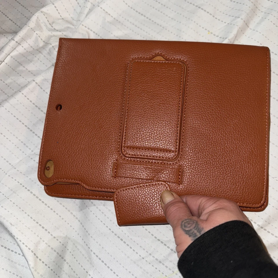 Teclado Bluetooth de cuero recargable para Samsung de 10,5 pulgadas Foto 3 de 4