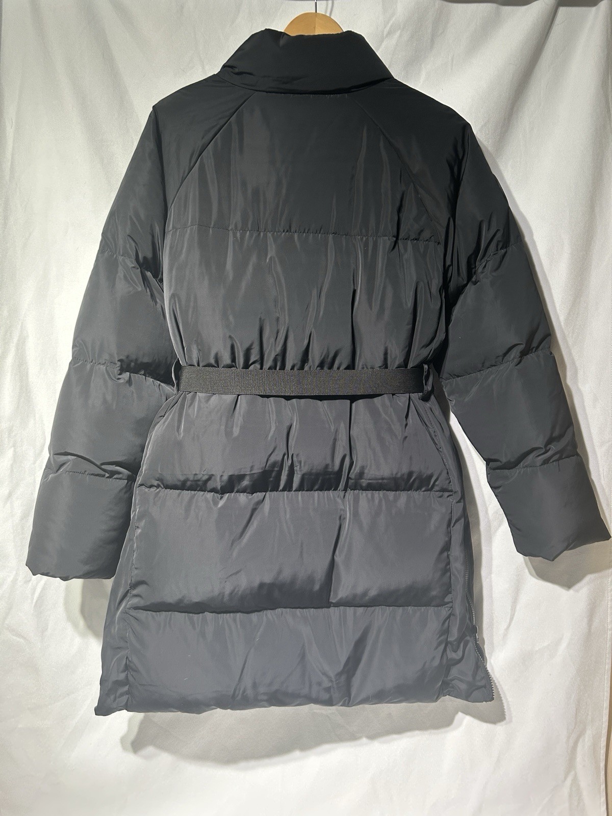 Fabletics Black Bryce Belted Storm Puffer Coat, L… - image 5